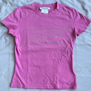 Dior Pink Cotton Top